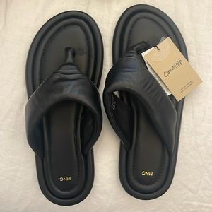 MNGO brand new leather sandals